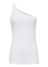 Modströms Igor top met één schouder - Off White. Koop hier topjes.