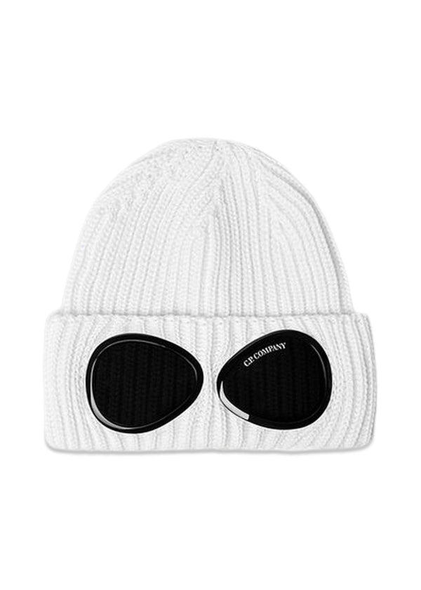 C.P. Companys Knit Cap Extrafine Merino Wool - Gauze White. Køb huer her.