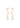 Pernille Corydons Lagoon Earrings- baroque - Guld. Køb smykker her.