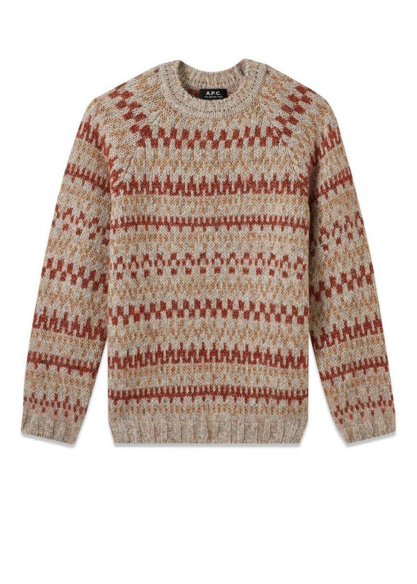 A.P.C's Leonhard - Mastic. Køb strik her.