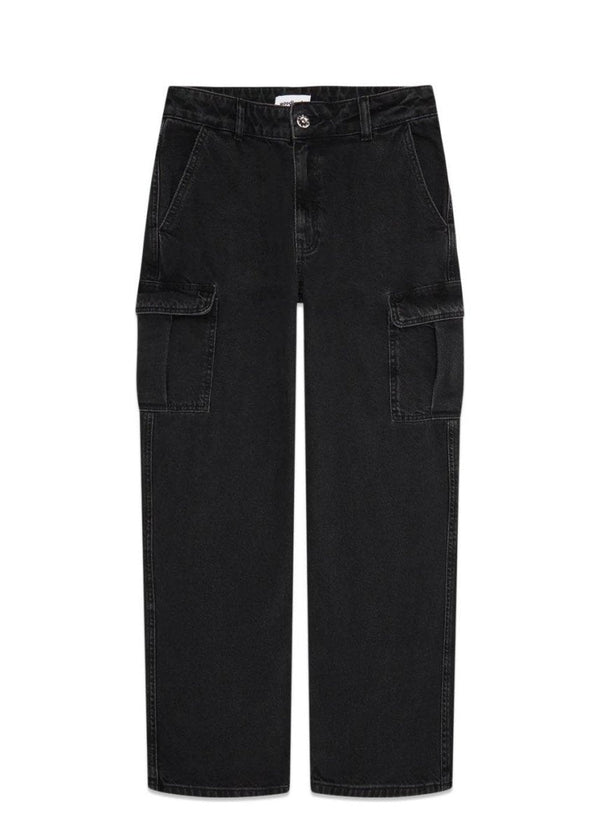 Woodbirds Lou Raven Cargo - Dark Grey. Køb jeans her.