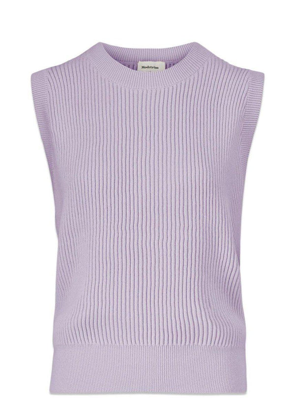 Modströms Luca vest - Soft Lavender. Køb veste her.