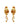 Maanestens Lucca Earring - Sterling Silver (925) Gold Plated. Køb øreringe her.