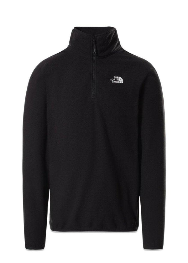 The North Faces M 100 GLACIER 1/4 ZIP ZP - Tnf Black. Køb fleece her.