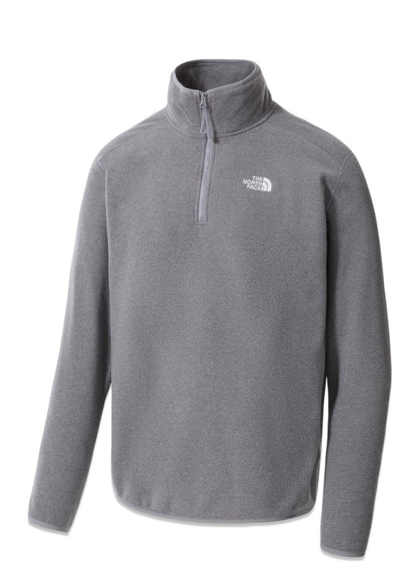 The North Faces M 100 GLACIER 1/4 ZIP ZP - Tnf Medium Grey Heather. Køb fleece her.