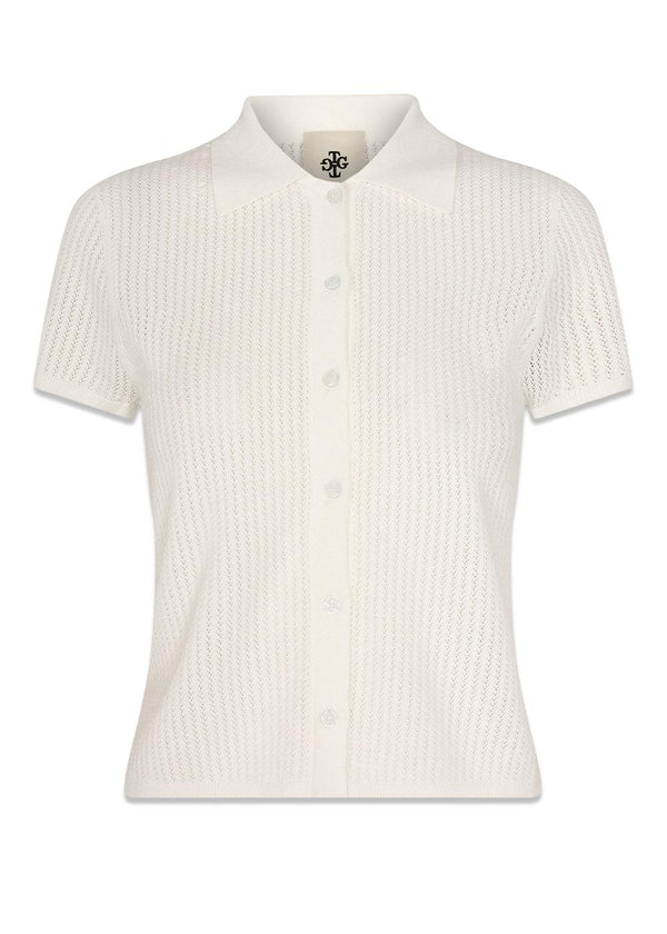 The Garments Marmont Polo - White. Køb blouses her.