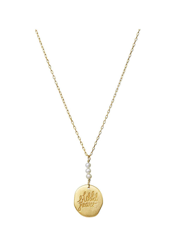 Maanestens Mille Necklace - Sterling Silver (925) Gold Plated. Køb halskæder her.