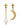 Maanestens Nyla Earring - Sterling Silver (925) Gold Pla. Køb øreringe her.