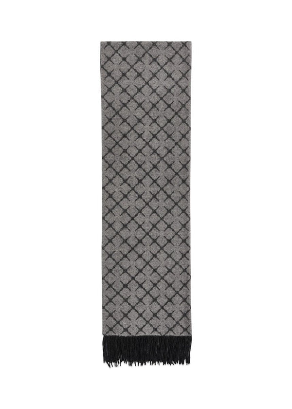 By Malene Birgers ORTEGA. - Light Grey Melange. Køb scarf her.