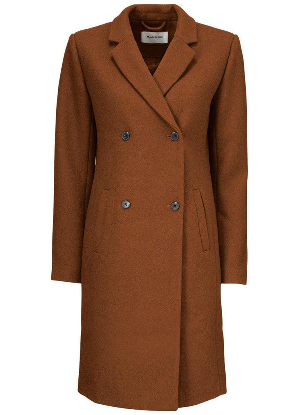 Modströms Odelia coat - Mocha Bisque. Køb frakker her.