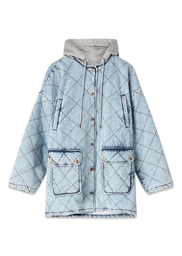 H2O Fagerholts Only Good Jacket - Light Blue Denim. Køb overtøj her.