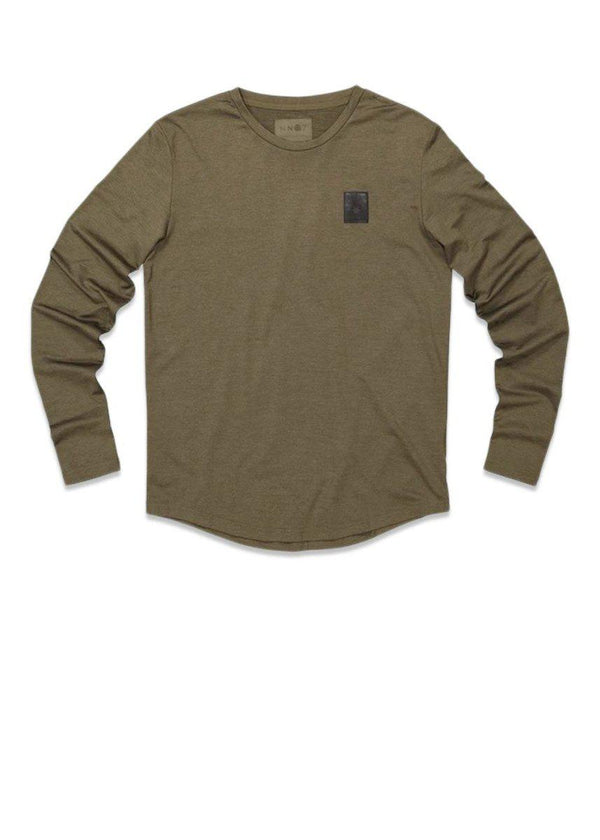 Nn. 07s Pace LS Tee 3509 - Clay. Køb t-shirts her.