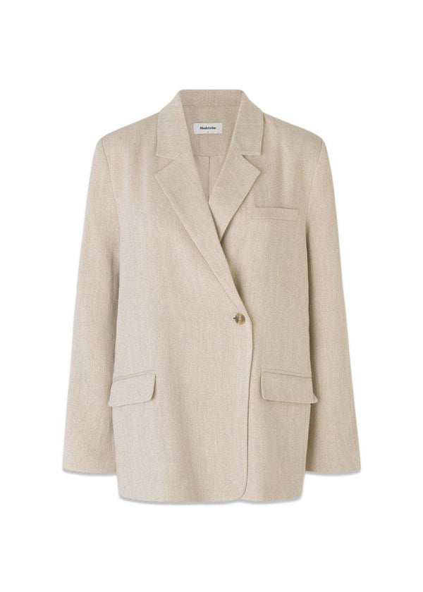 ParkMD blazer - Cream Milk-Blazers-Modström-Butler Loftet