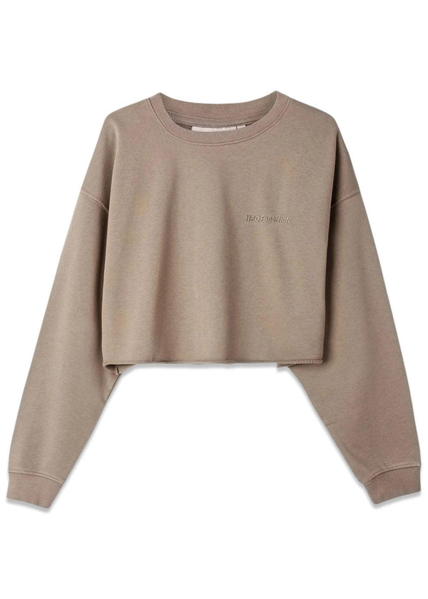 H2O Fagerholts Pro Cropped Sweat O'neck - Walnut. Køb sweatshirts her.
