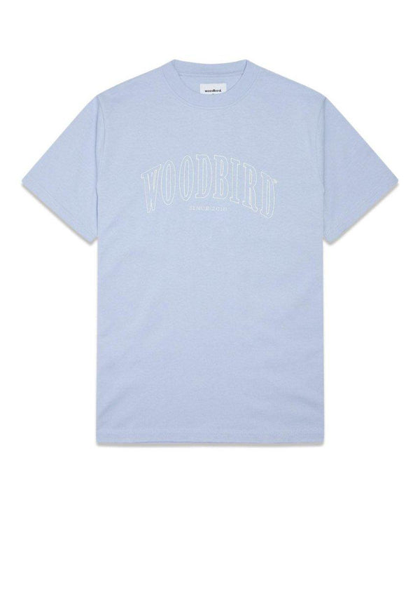 Woodbirds Rics Cover Tee - Steel Blue. Køb t-shirts her.