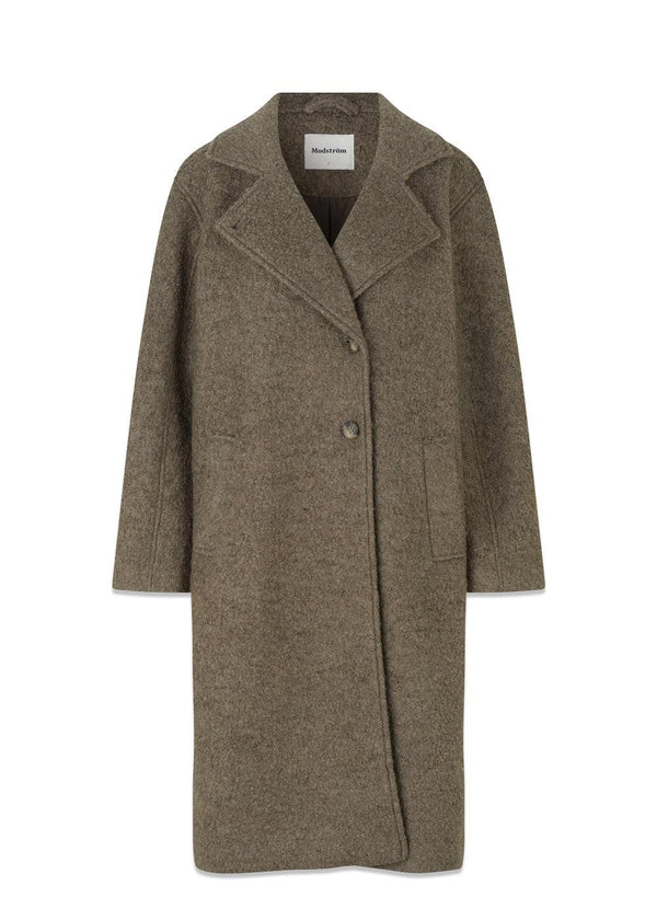 Modströms SallieMD coat - Espresso Melange. Køb frakker||vinterjakker her.