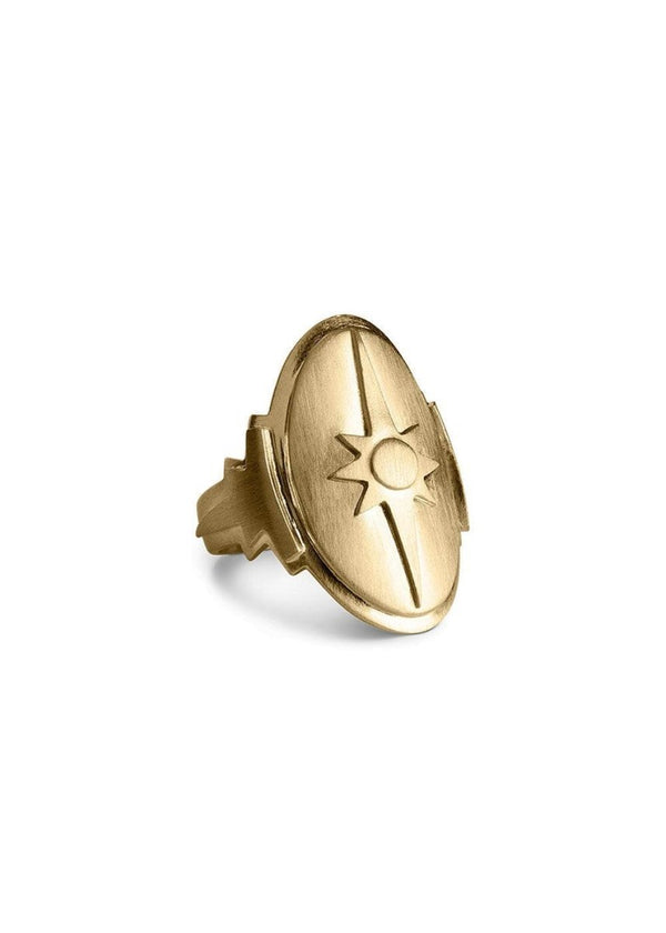 Jane Kønigs Shield ring - Guld. Køb ringe her.