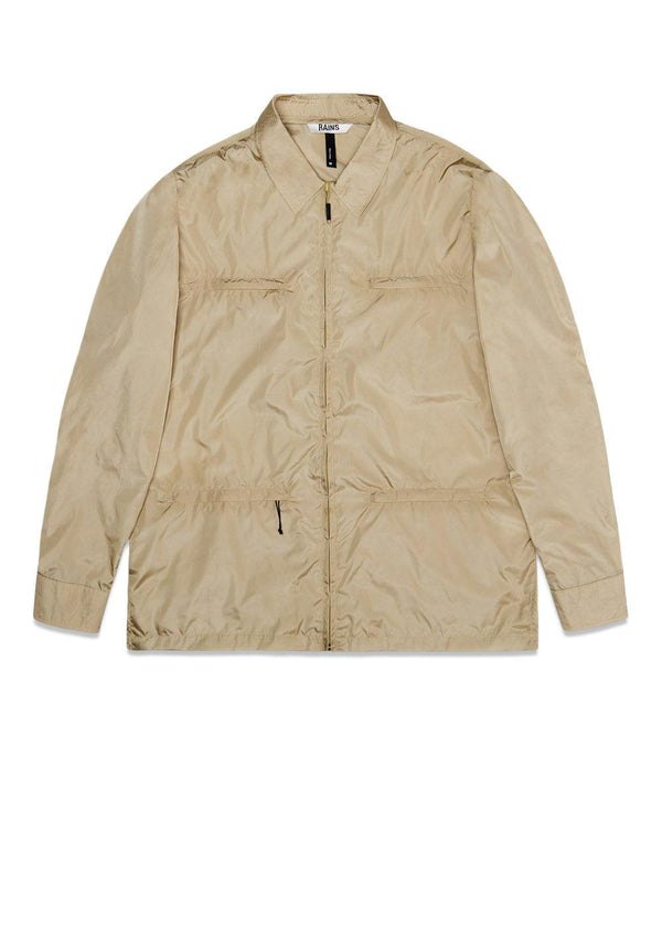 Rains' Shirt - Sand. Køb regnjakker her.
