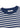 Single Organic Stripe Nouveau Tee - Estate Blue/Cloud Dancer-T-shirts-Mads Nørgaard-Butler Loftet