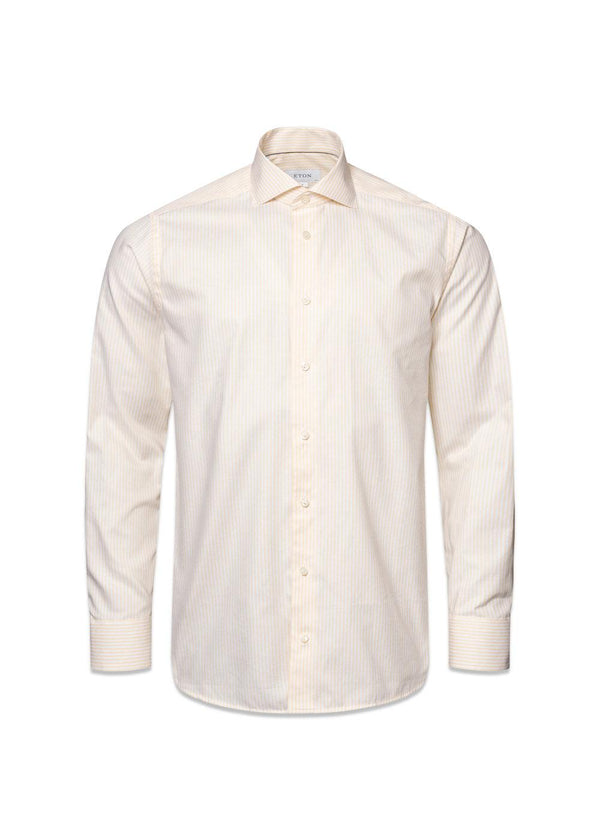 Etons Slim Oxford Stripe Shirt - Beige. Køb shirts her.