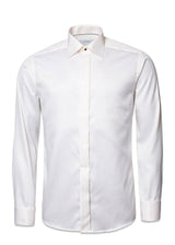 Etons Slim - Twill Smoking - Crème. Koop hier overhemden.