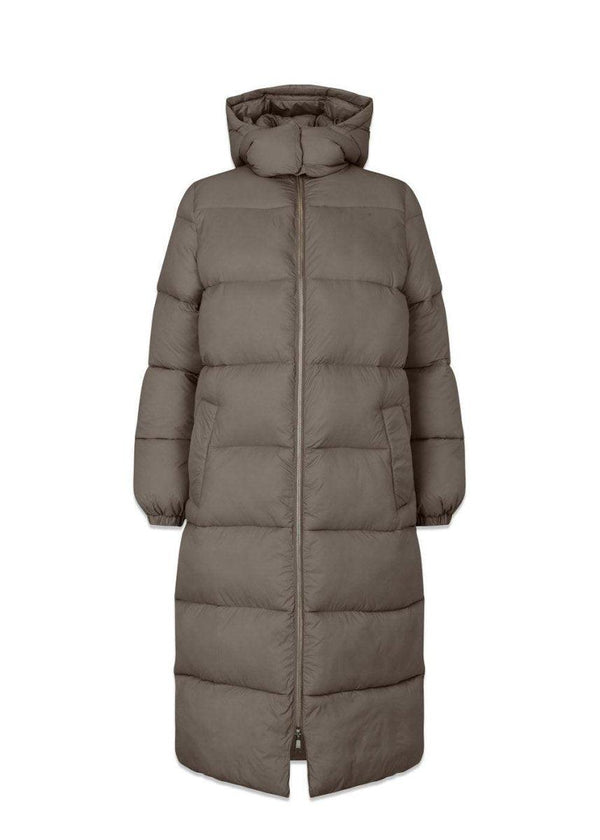 Modströms StellaMD long jacket - Espresso. Køb dunjakker||frakker||vinterjakker her.