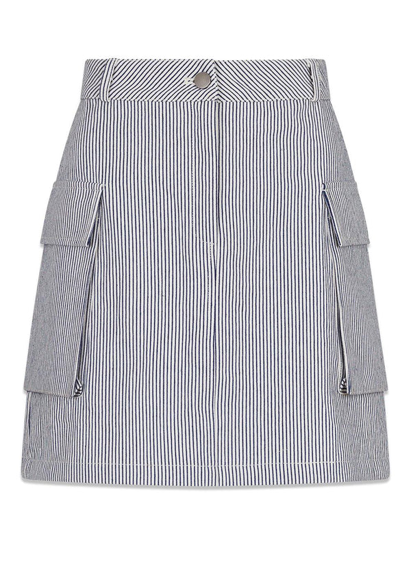 Neo Noirs Suzie Stripe Skirt - Off White. Køb skirts her.
