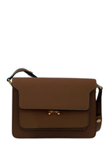 Marnis TRUNK BAG - Gold Brown. Køb designertasker||skuldertasker her.
