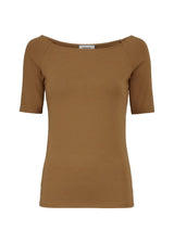 Modströms Tansy top - Brown Oak. Køb t-shirts her.