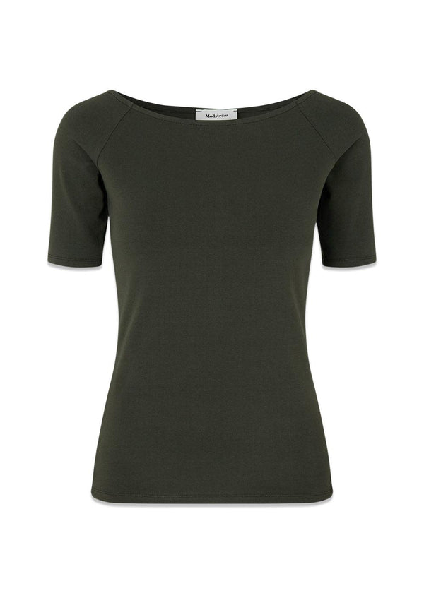 Modströms Tansy top - Deep Pine. Køb toppe her.