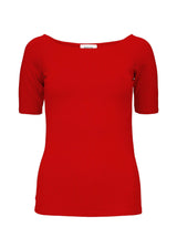 Modströms Tansy top - Fire Red. Køb t-shirts her.