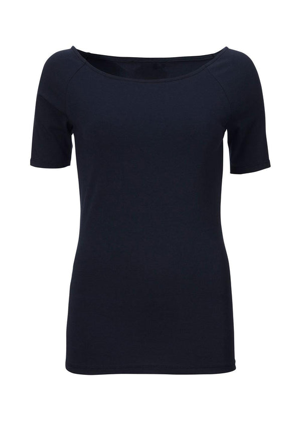 Modströms Tansy top - Navy Noir. Køb toppe her.