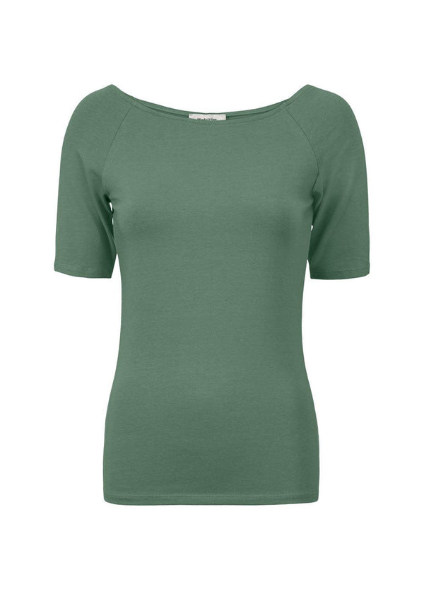 Modströms Tansy top - Sea Green. Køb t-shirts her.