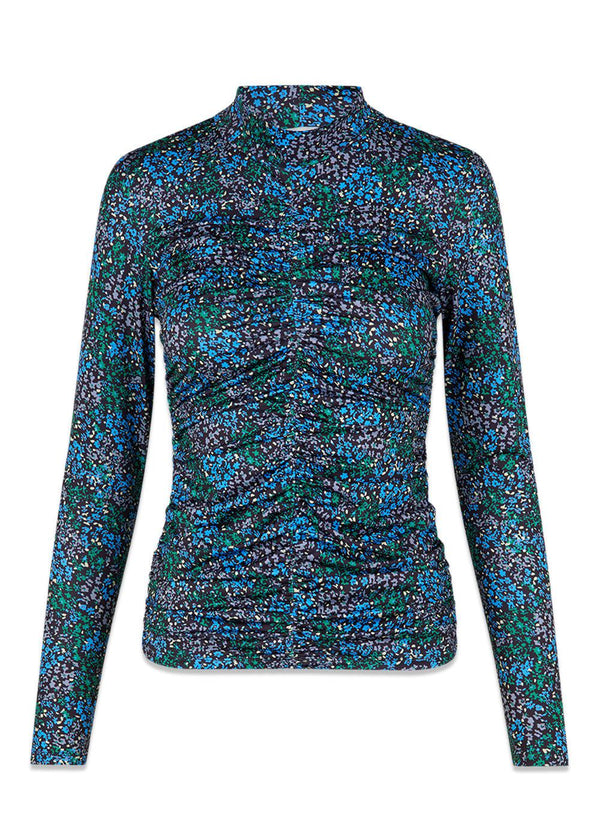 Modströms TilloMD print t-neck - Malibu Poetry Flower. Køb toppe her.