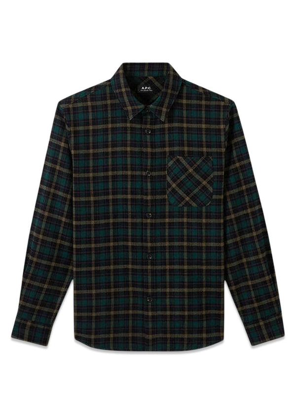 A.P.C's Trek Shirt - Green. Køb shirts her.