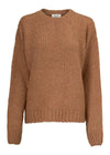 Modströms Valentia o-neck - Brown Sugar. Køb strik her.