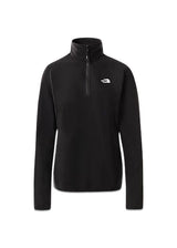 The North Faces W 100 Glacier 1/4 ritssluiting - Tnf Zwart. Koop hier fleece.