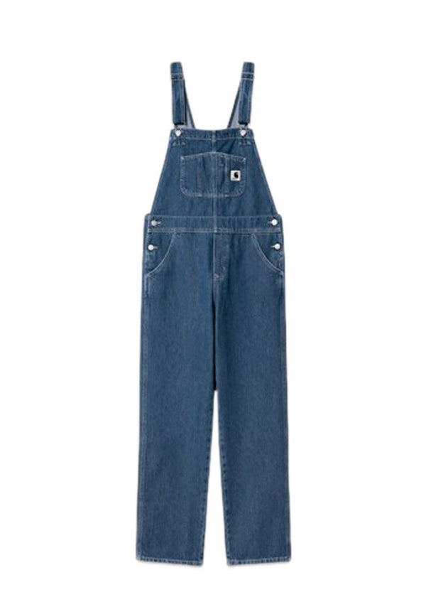 Carhartt WIP's W' Bib Overall Straight - Blue. Køb bukser her.