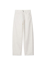 Carhartt WIP's W' Brandon Pant - White Rinsed. Køb jeans her.