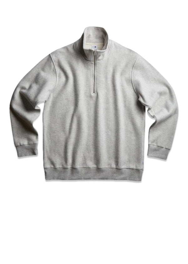 Nn. 07s Weston Half Zip 3454 - Grey Mel.. Køb sweatshirts her.