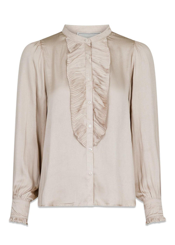 Neo Noirs Zola Blouse - Champagne. Køb blouses her.